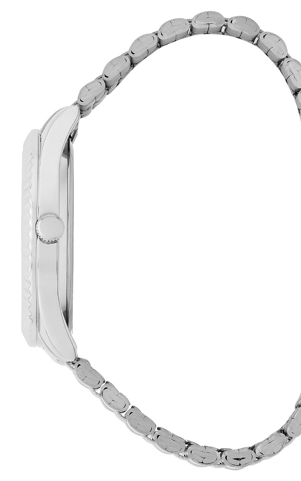 Thumbnail: London Fog His and Hers Norwich Silver Link Bracelet Watch Set