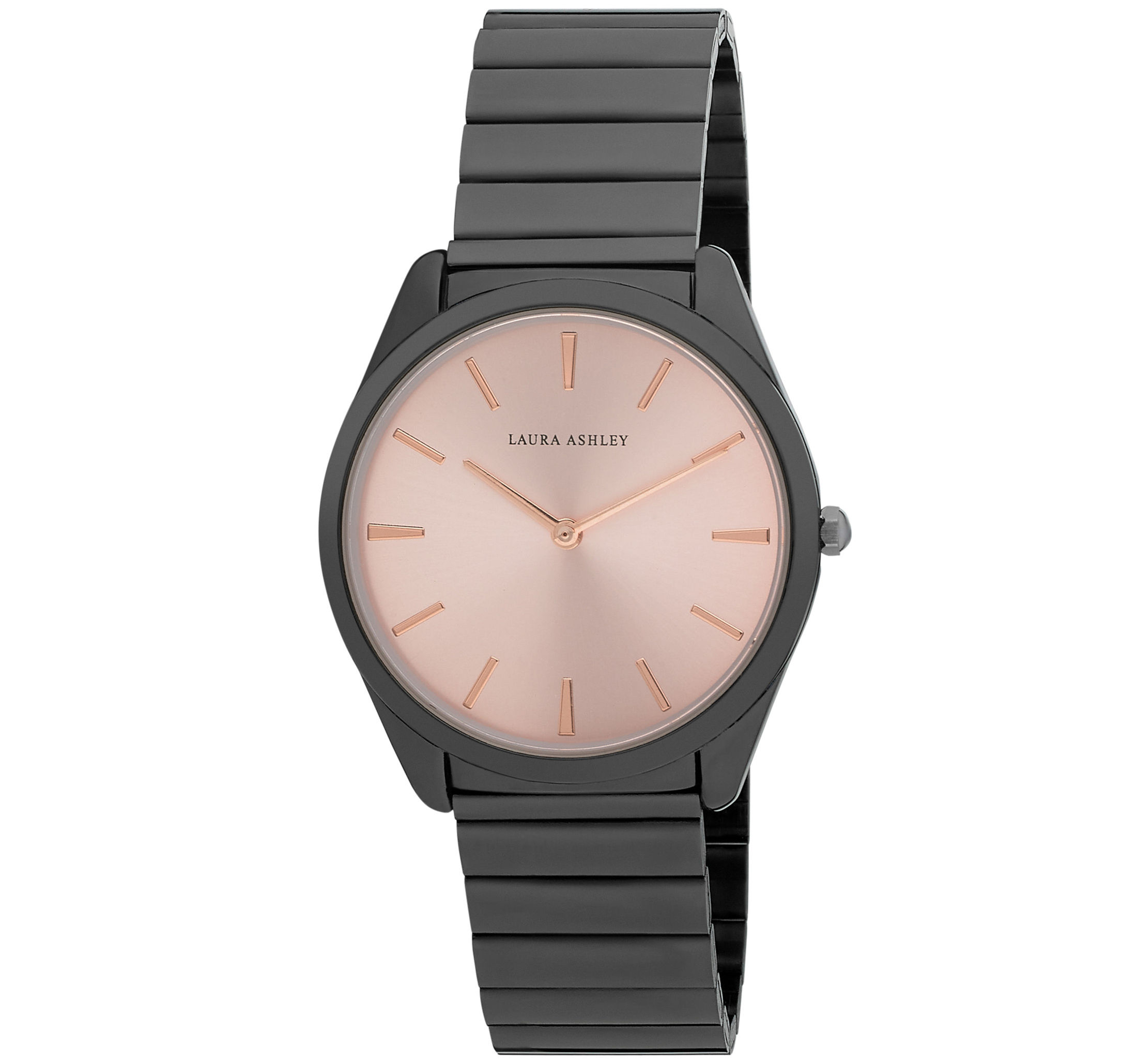 Laura Ashley Women's 36mm Gilded Bracelet Dial Bracelet Watch