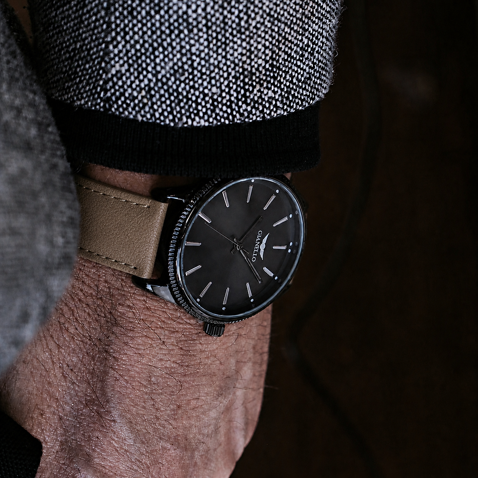 Thumbnail: Gianello Kryton Interchangeable 3 Strap Watch Set