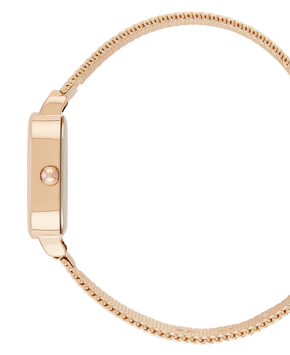 Thumbnail: London Fog Women's Romford 30mm Cushion Case Mesh Watch