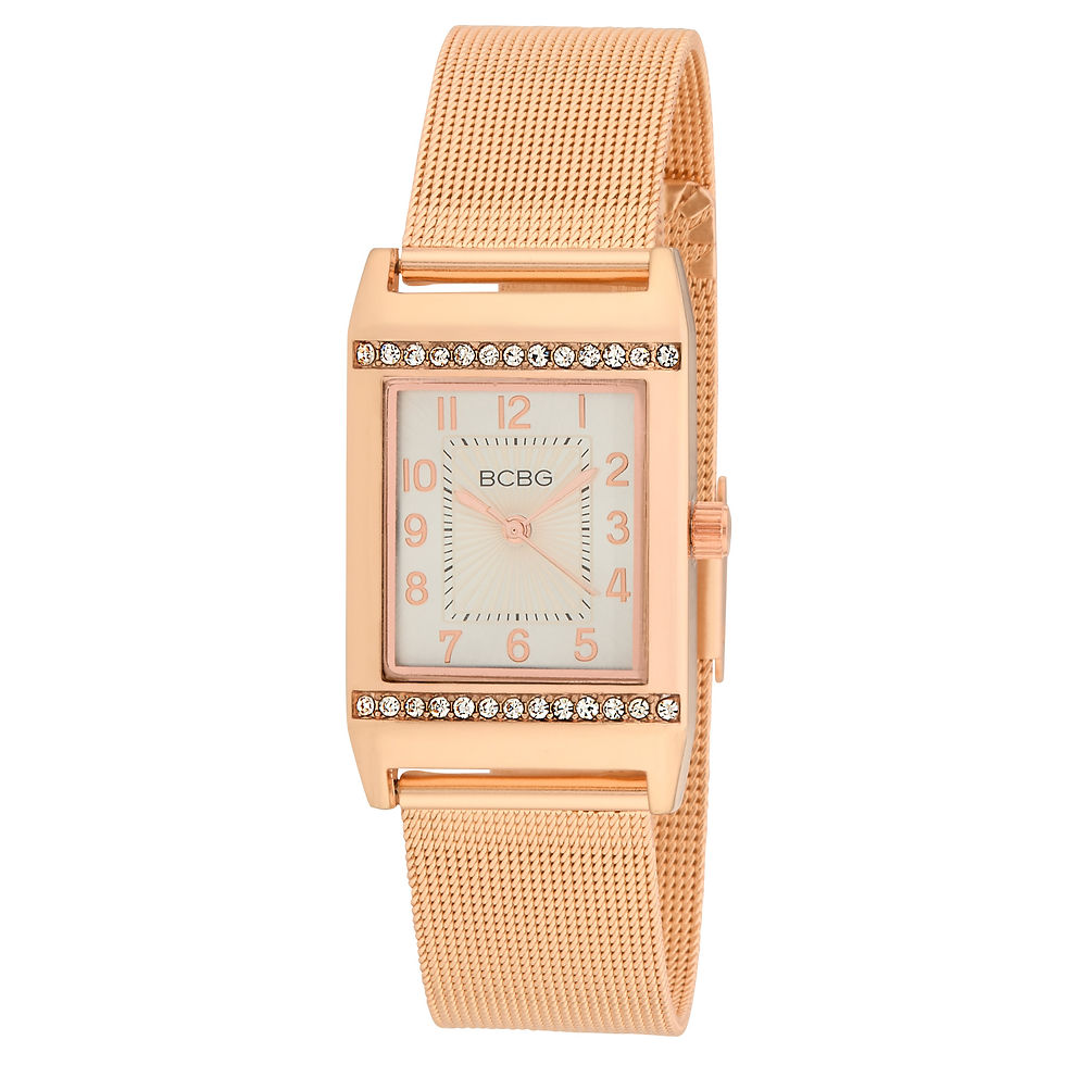 Thumbnail: BCBG Women's 23mm Retro Vintage Mesh Strap Watch