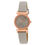 Thumbnail: Laura Ashley Women's 27mm T Bar Fluted Bezel Vegan Leather Strap Watch