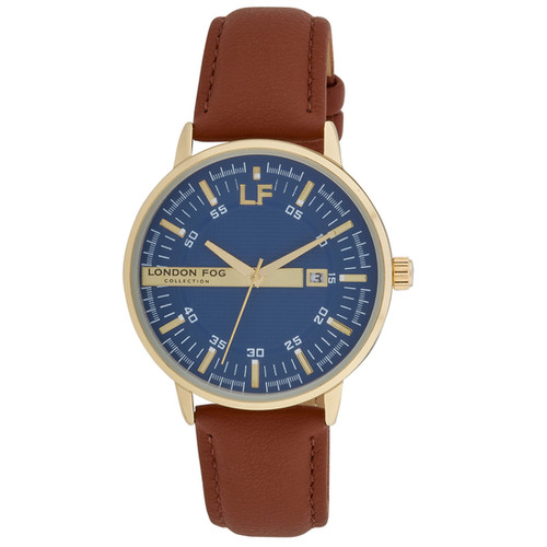 London Fog Millennium 40mm Round Multi Function Strap Watch ...