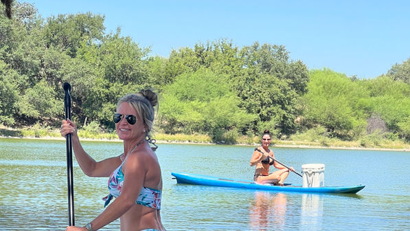 Paddleboarding on Ox Ranch