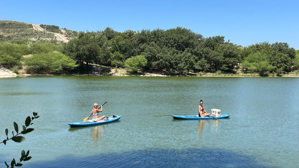 Paddleboarding on Ox Ranch