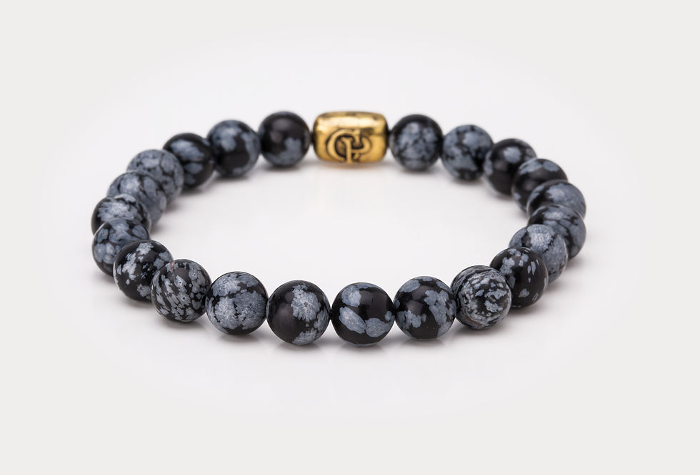 Snowflake Obsidian - 8mm