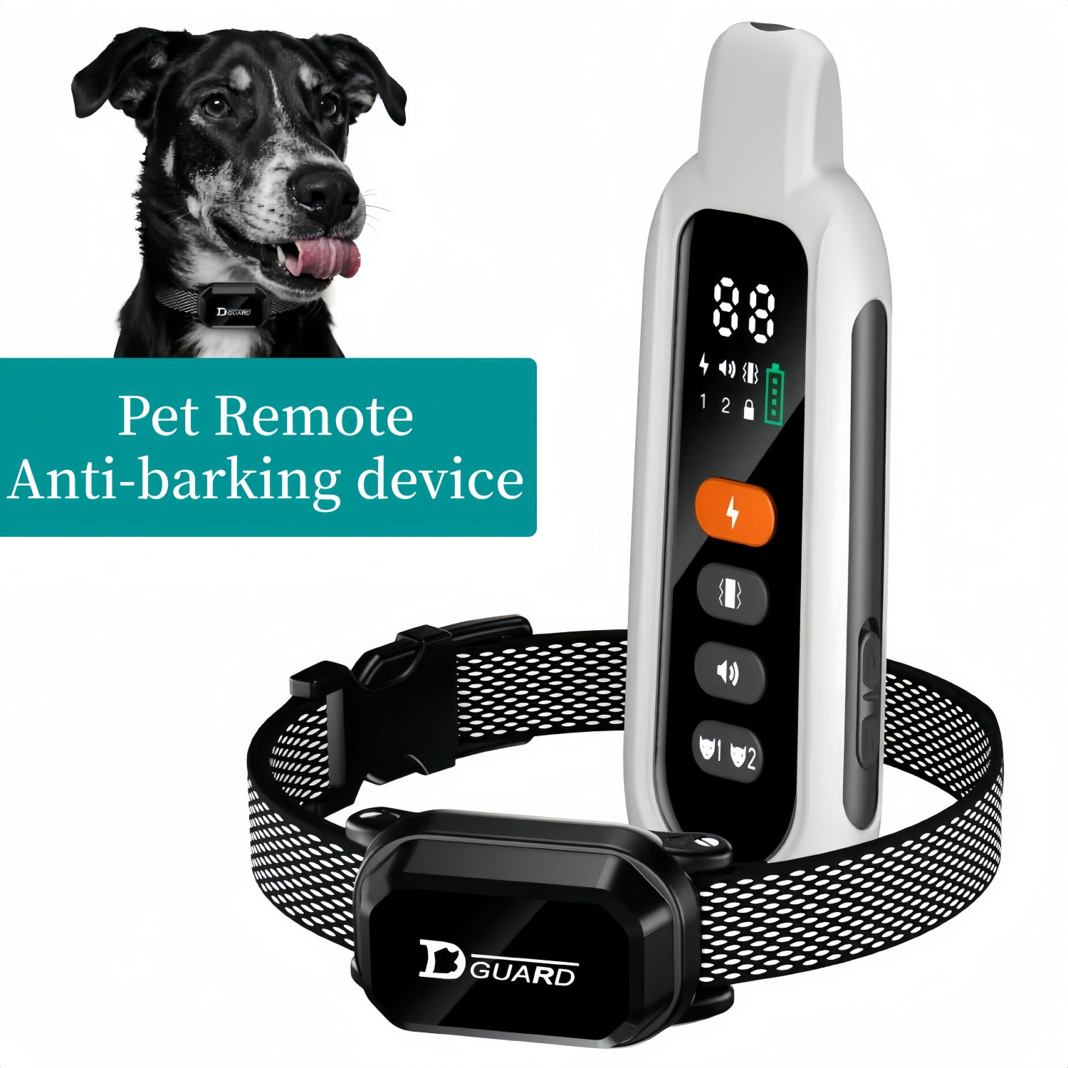 Waterproof Electric Training Collar 3000-3000ft Remote Control Anti Barking Dog