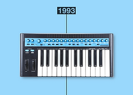 **Novation Bass Station - ヴィンテージ感溢れるアナロ… Novation】25鍵盤のコンパクトな筐体から発せられるパワフルな