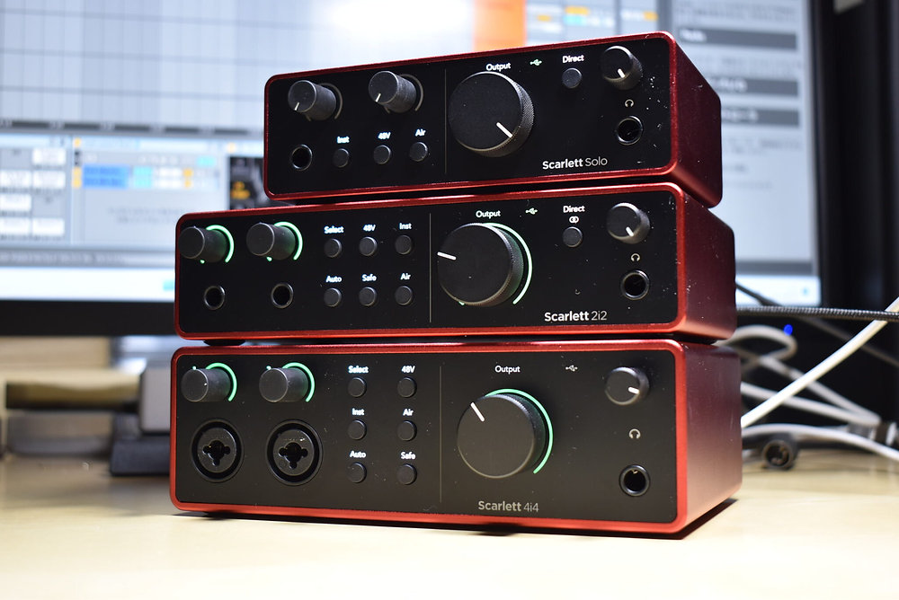 Amazon.co.jp: FOCUSRITE Scarlett Solo 第4世代 USBオーディオ