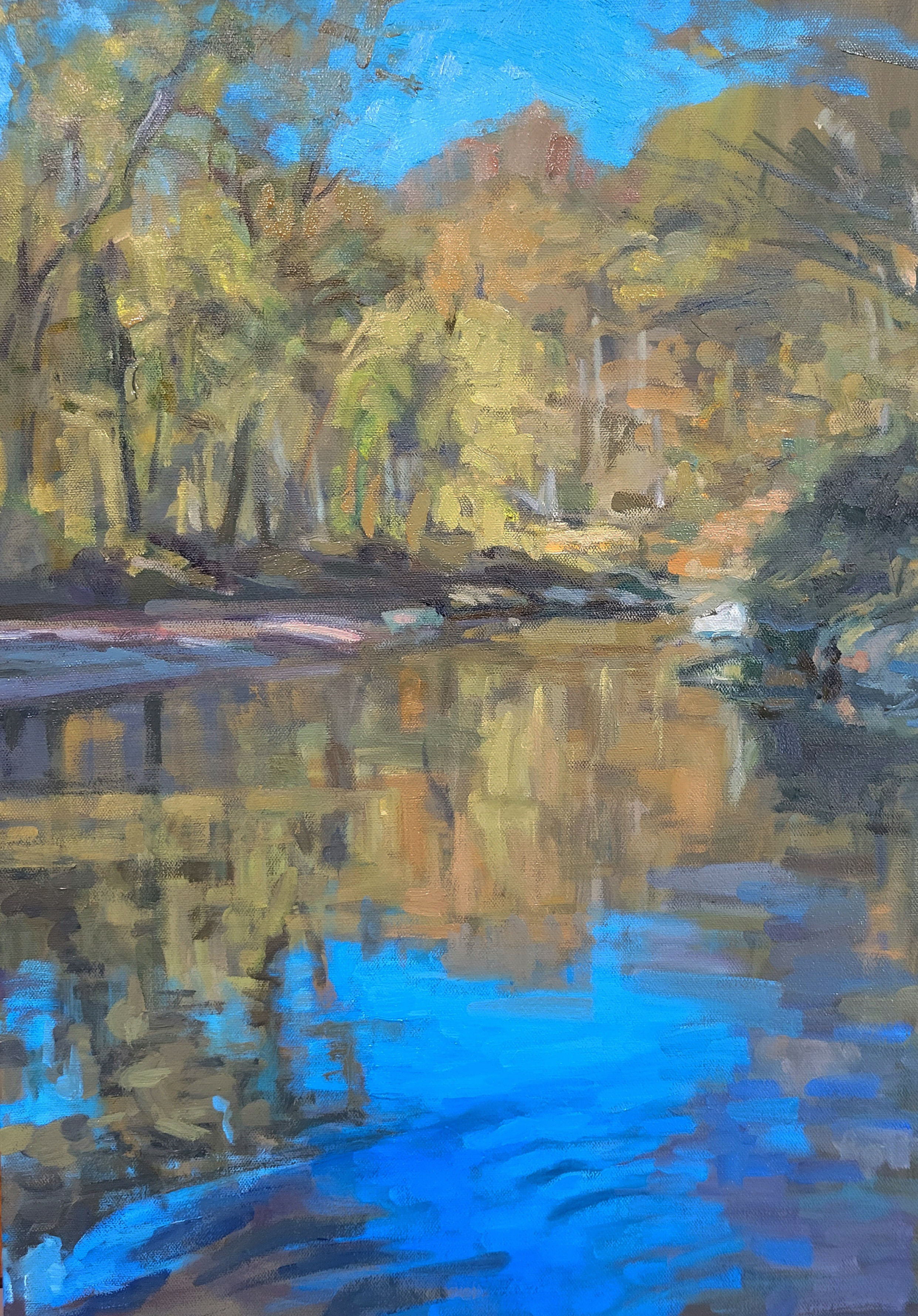 Little Gunpowder Falls Autumn Looking Upstream