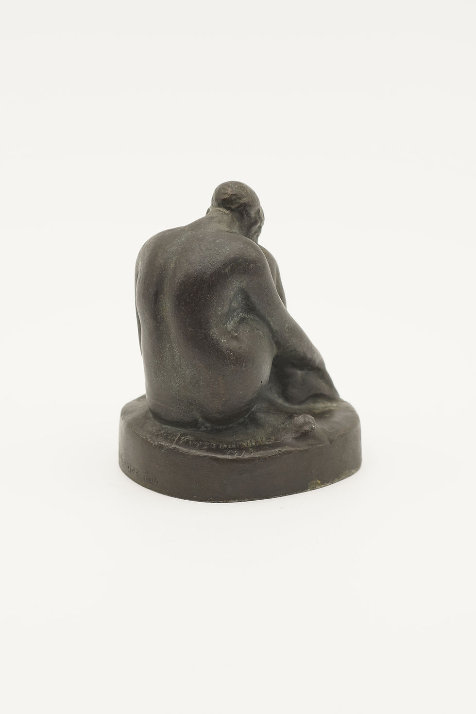 Thumbnail: Halvar Frisendahl, “Seated Nude,” Bronze, Sweden, 1917
