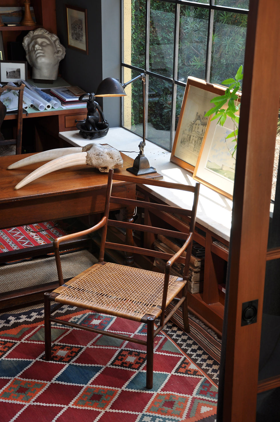 Pre Production Ole Wanscher PJ-149 Colonial Chair in rosewood, 1949