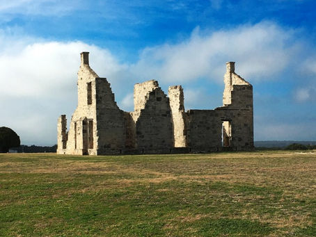 Whitewashing at Fort McKavett