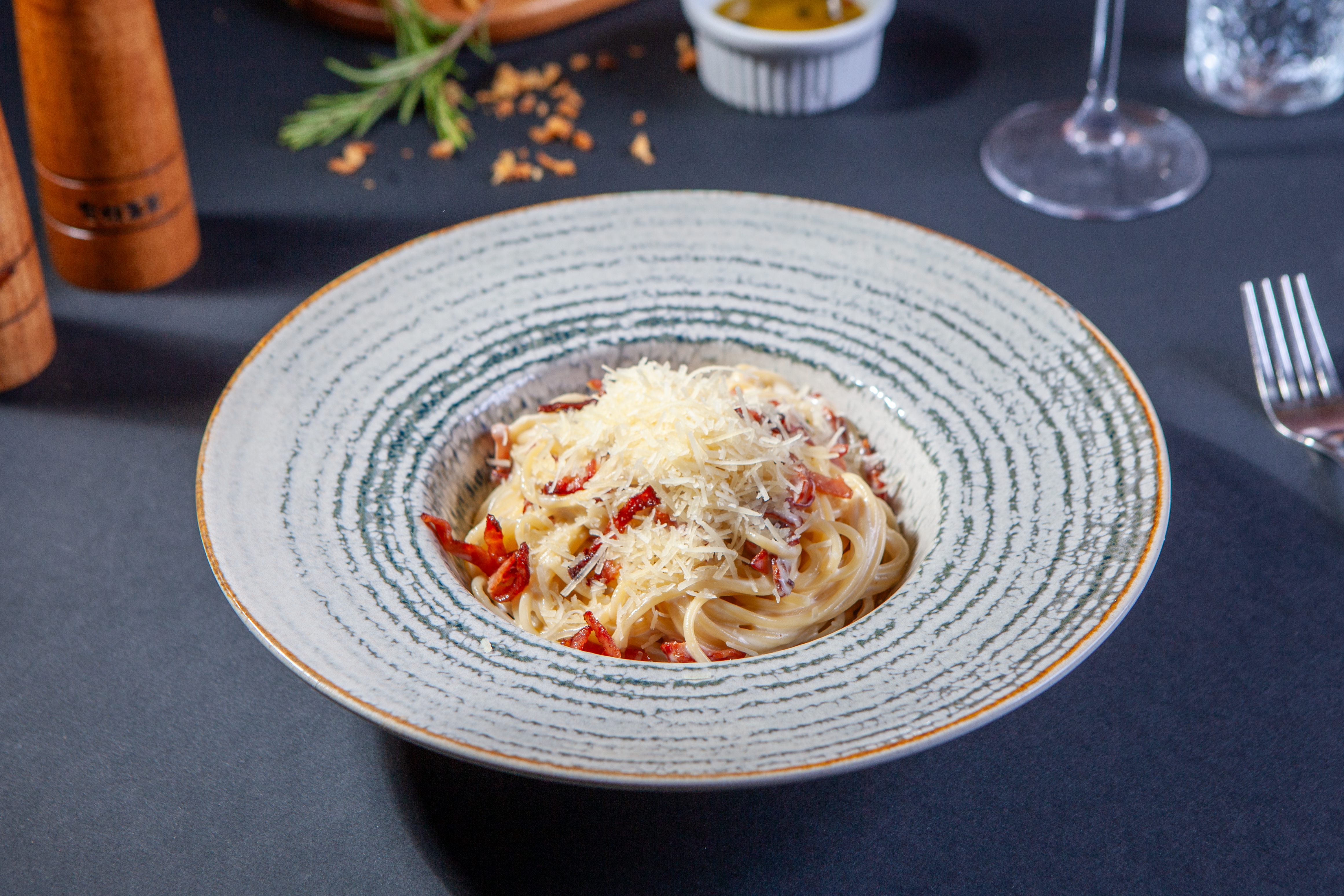 Arranged Food and Objects