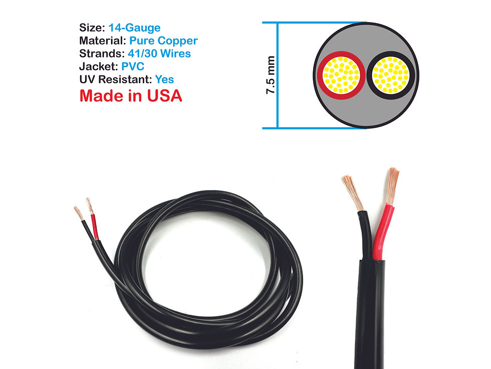 Thumbnail: AWG14 - 50 Ft. Premium Electrical Wire - 2 Conductors