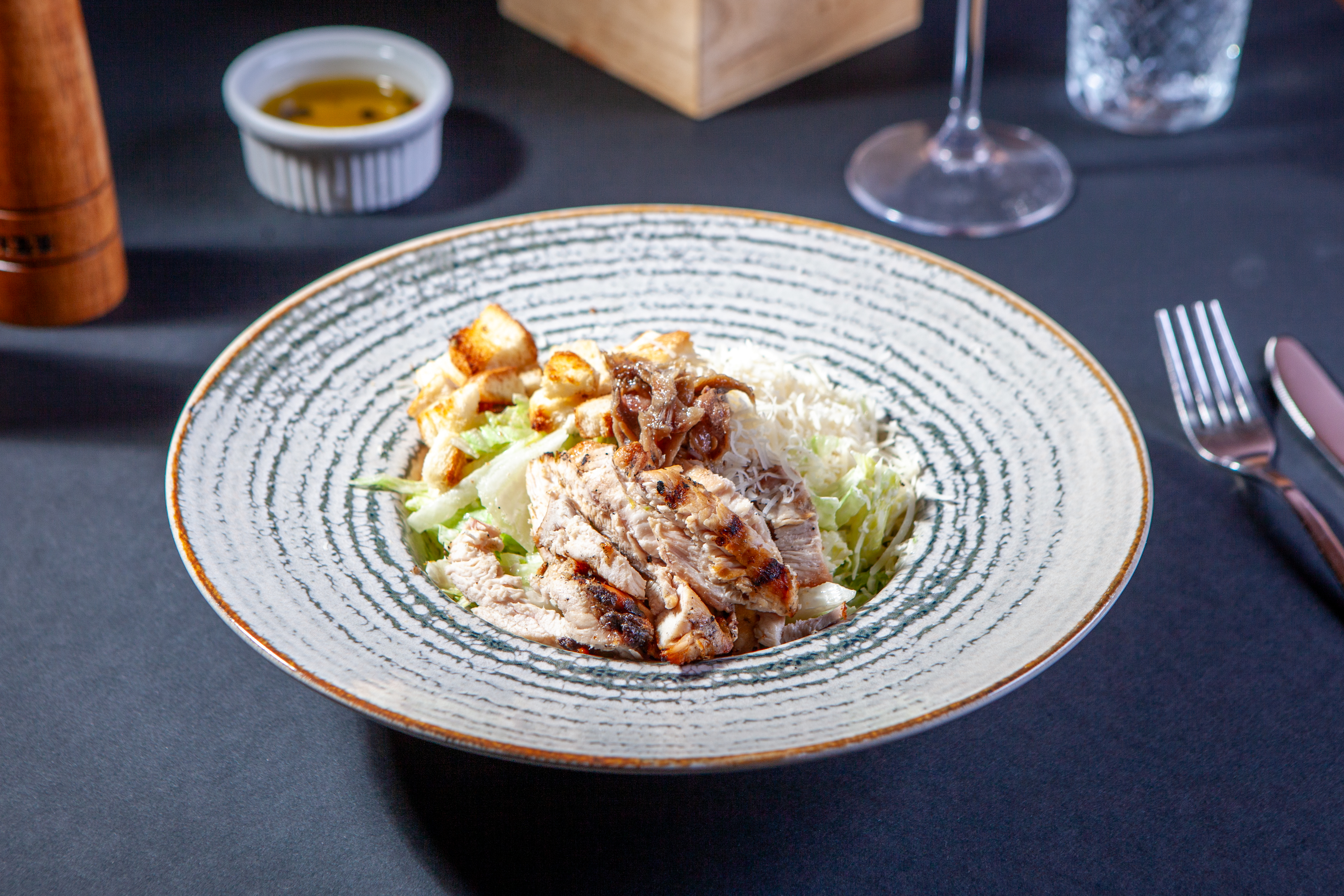 Arranged Food and Objects