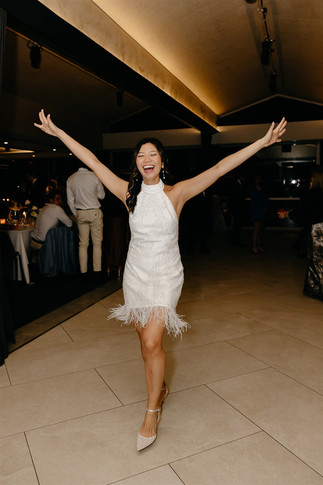 Jessica reception dress Jennifer Bowden Designs