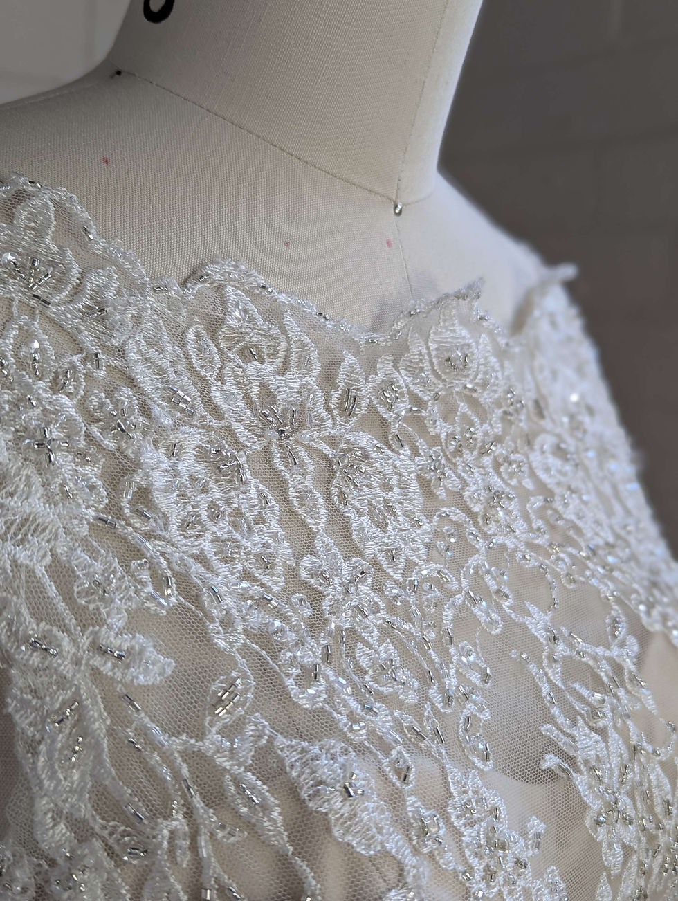 Thumbnail: Maggie Sottero 5MB662 Ivory/Nude beaded embroidered wedding gown cap sleeve