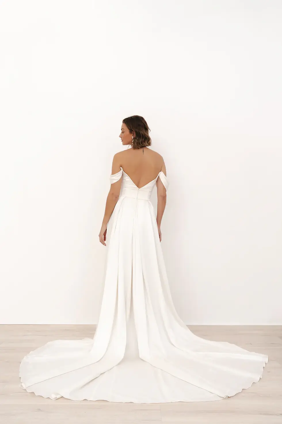Love Story London bridal gown Croydon studio Lorenzo size 22 back view