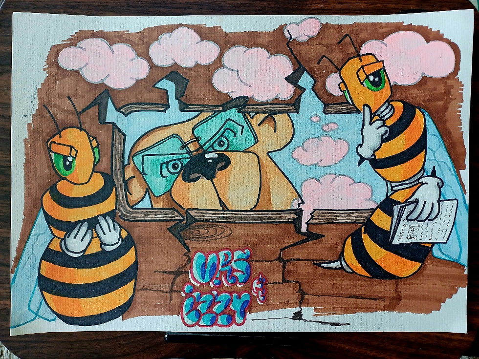 bee grafitti
