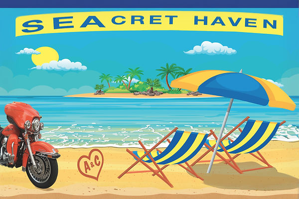 Personal Motorcycle Vacation Sign