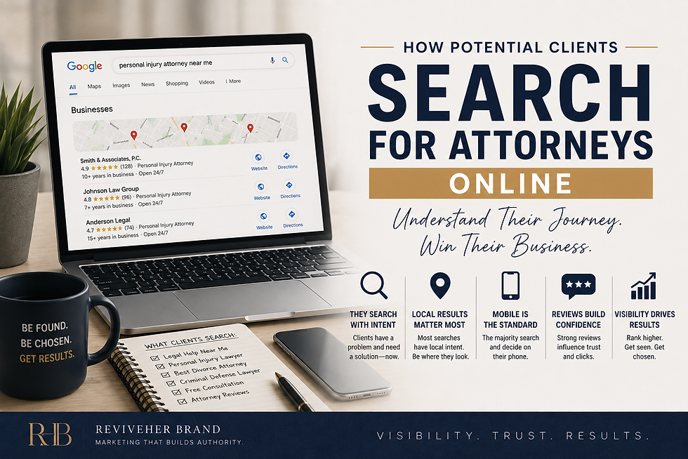 How Potential Clients Search for Attorneys Online