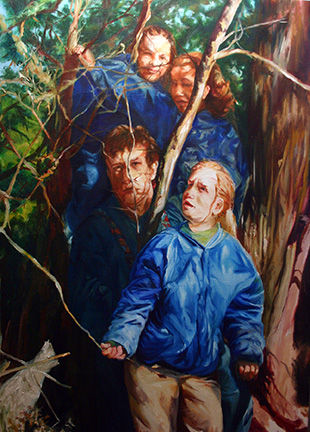Out of the Woods, oil on canvas, 51" x 36"