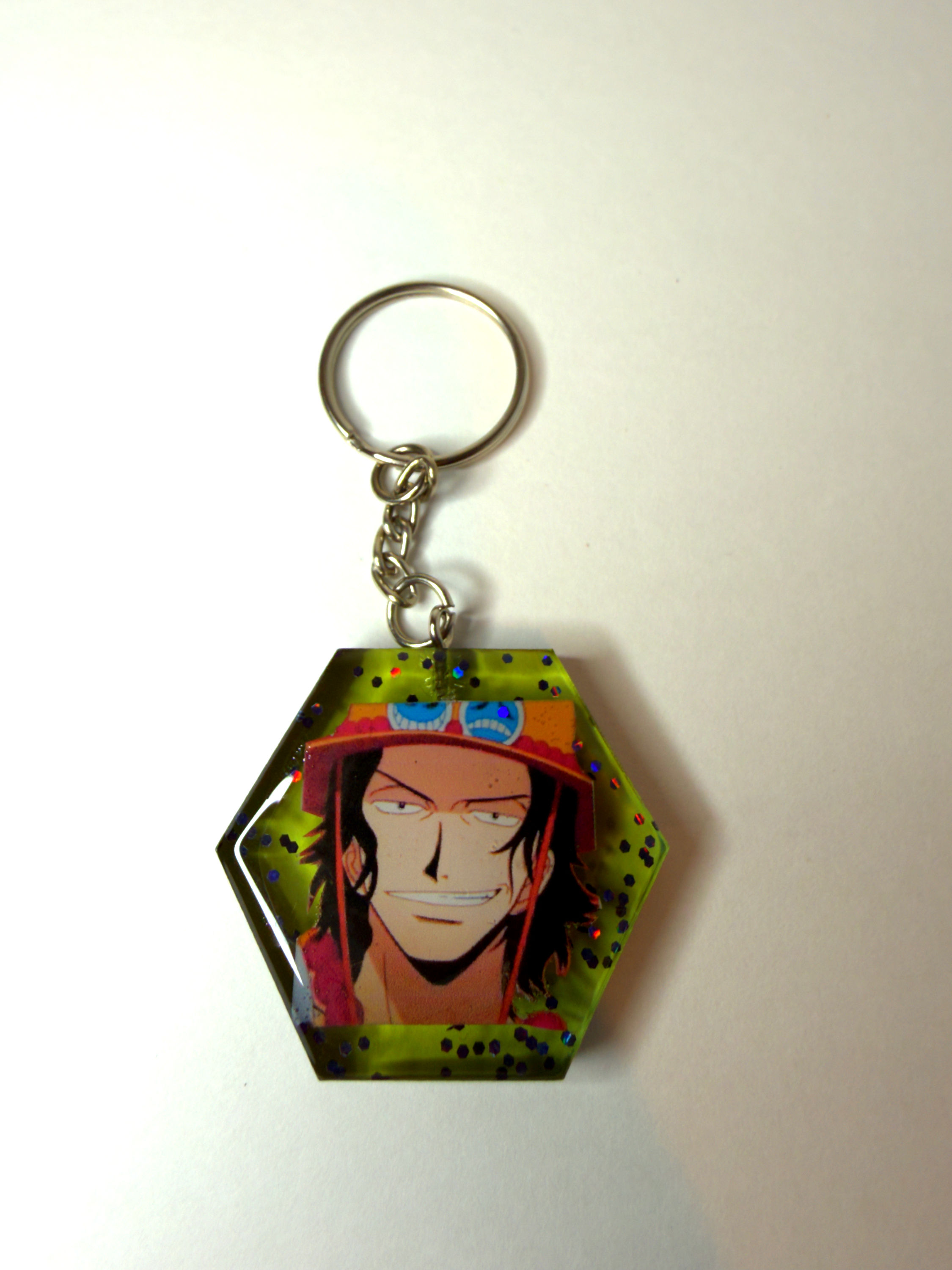 Hexagon Keychain