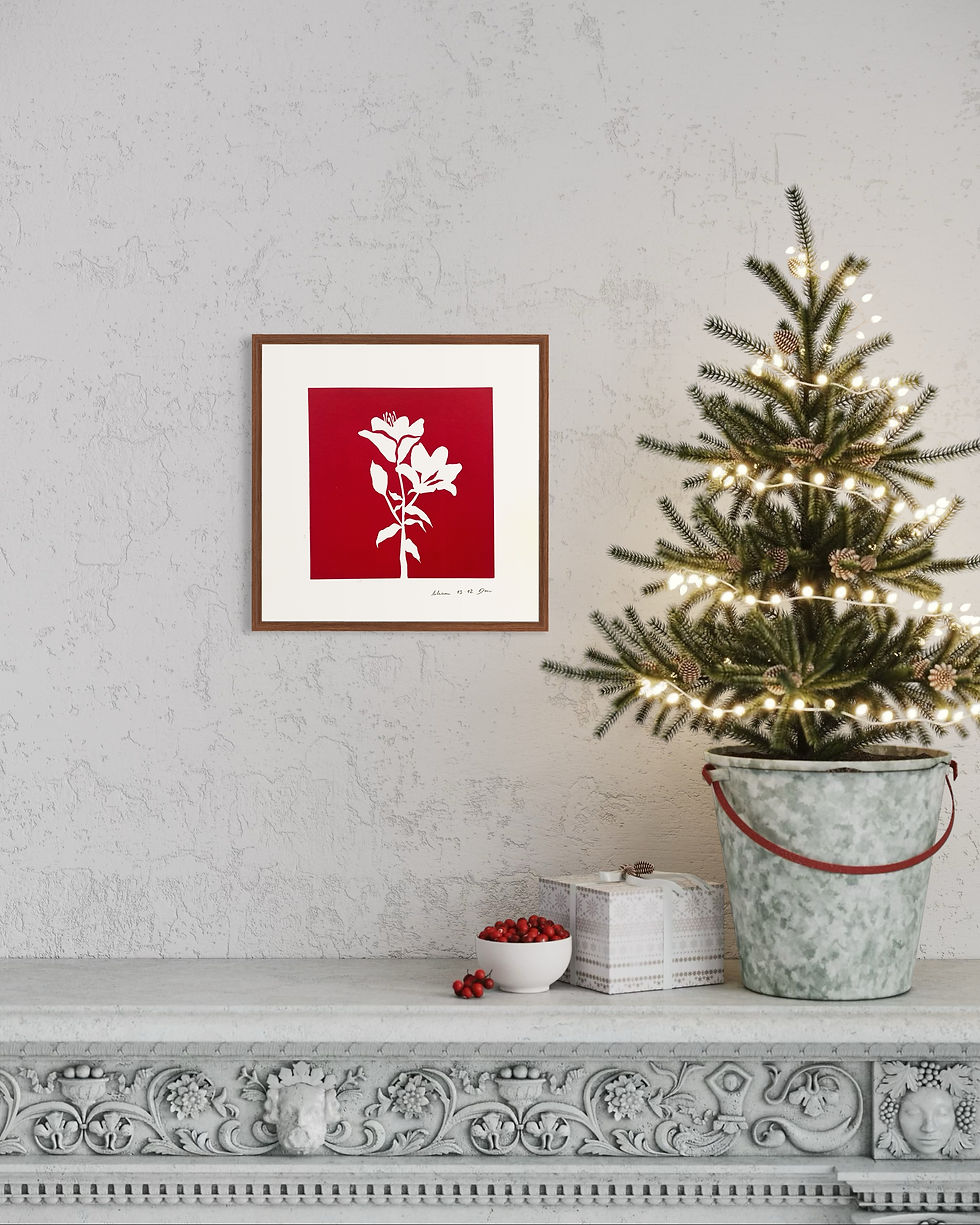 Thumbnail: Lilium Floral Lino Print