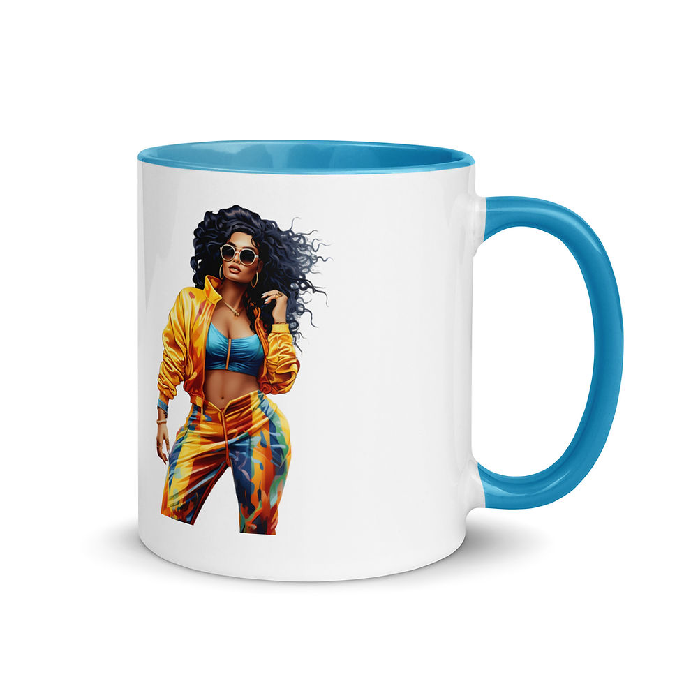Thumbnail: Curves in Control Mug with Color Inside