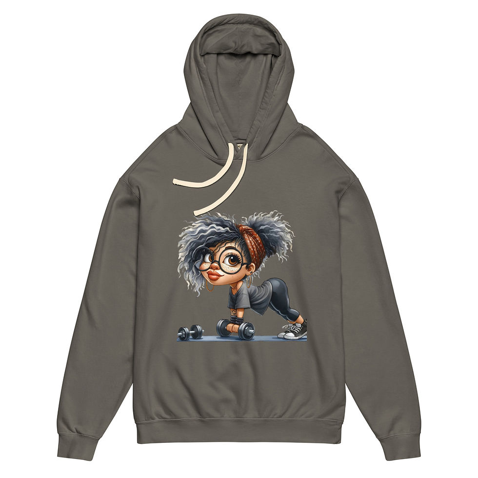 Thumbnail: Unisex garment-dyed lightweight hoodie