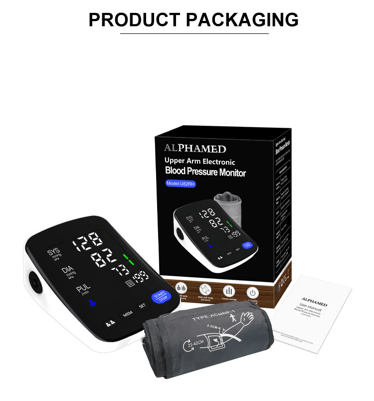 Thumbnail: PSU82RH  Blood pressure meter measure blood pressure heart rate pulse upper arm 