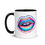 Thumbnail: Rainbow Love Lips Mug with Color Inside