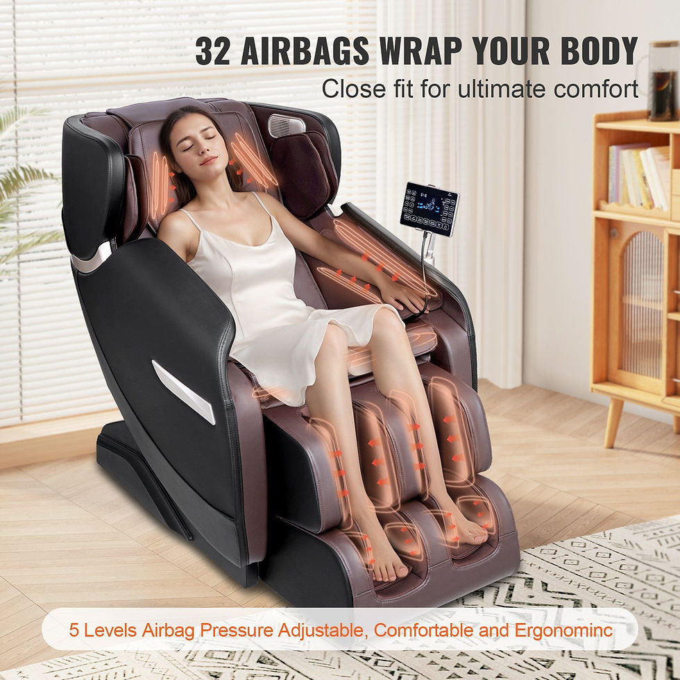 Thumbnail: VEVOR Massage Chair - Full Body Zero Gravity Recliner with Multi Auto Modes, 3D 