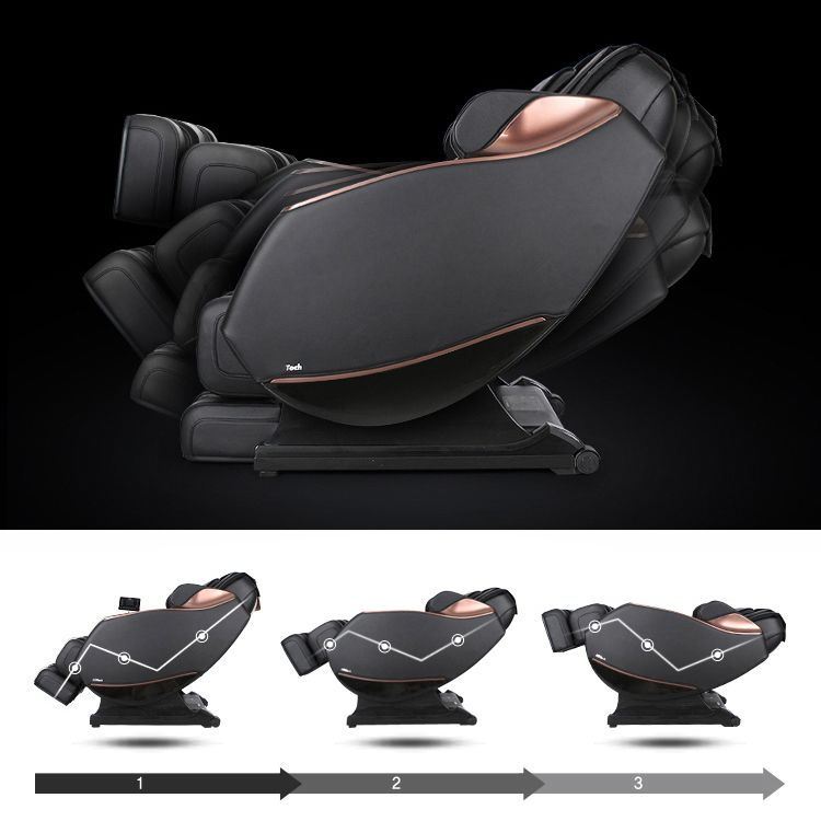 Thumbnail: 3D Full Body Zero Gravity Shiatsu Electric Massage Chair SL-Track Recliner with 