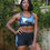 Thumbnail: Bondi Sports Bra - Black/Grey
