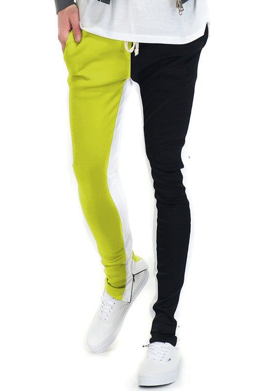 Thumbnail: TWO TONE COLOR BLOCK TRACK PANT JOGGER