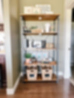 shelf styling