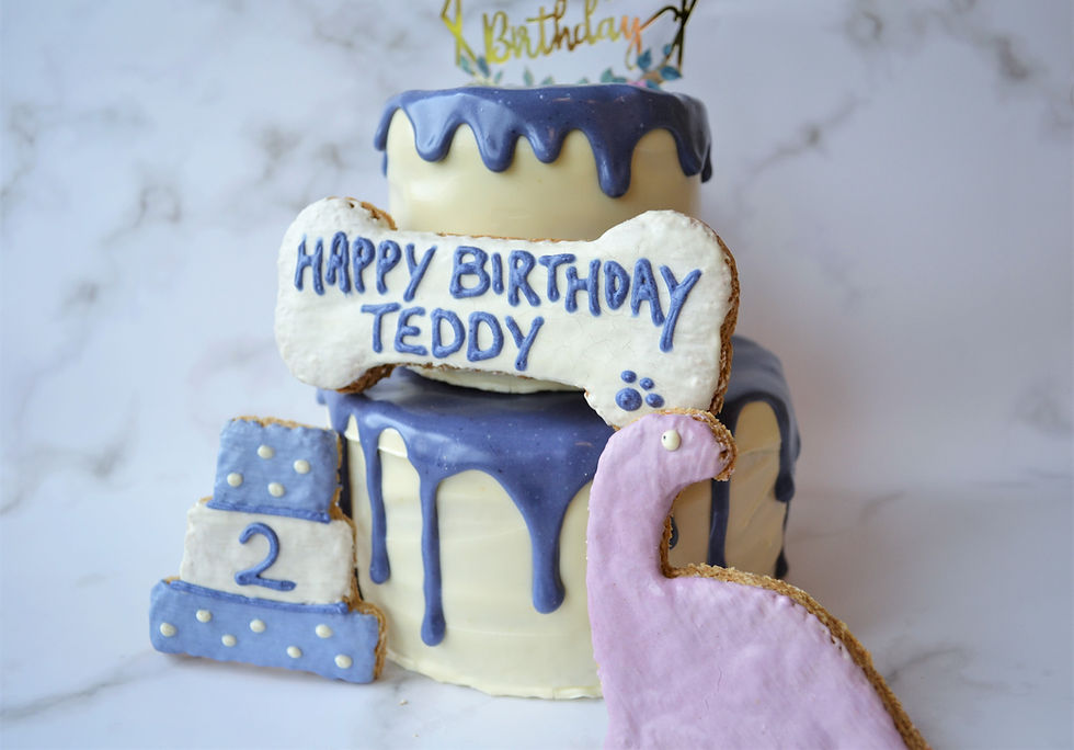 Thumbnail: dog birthday cake