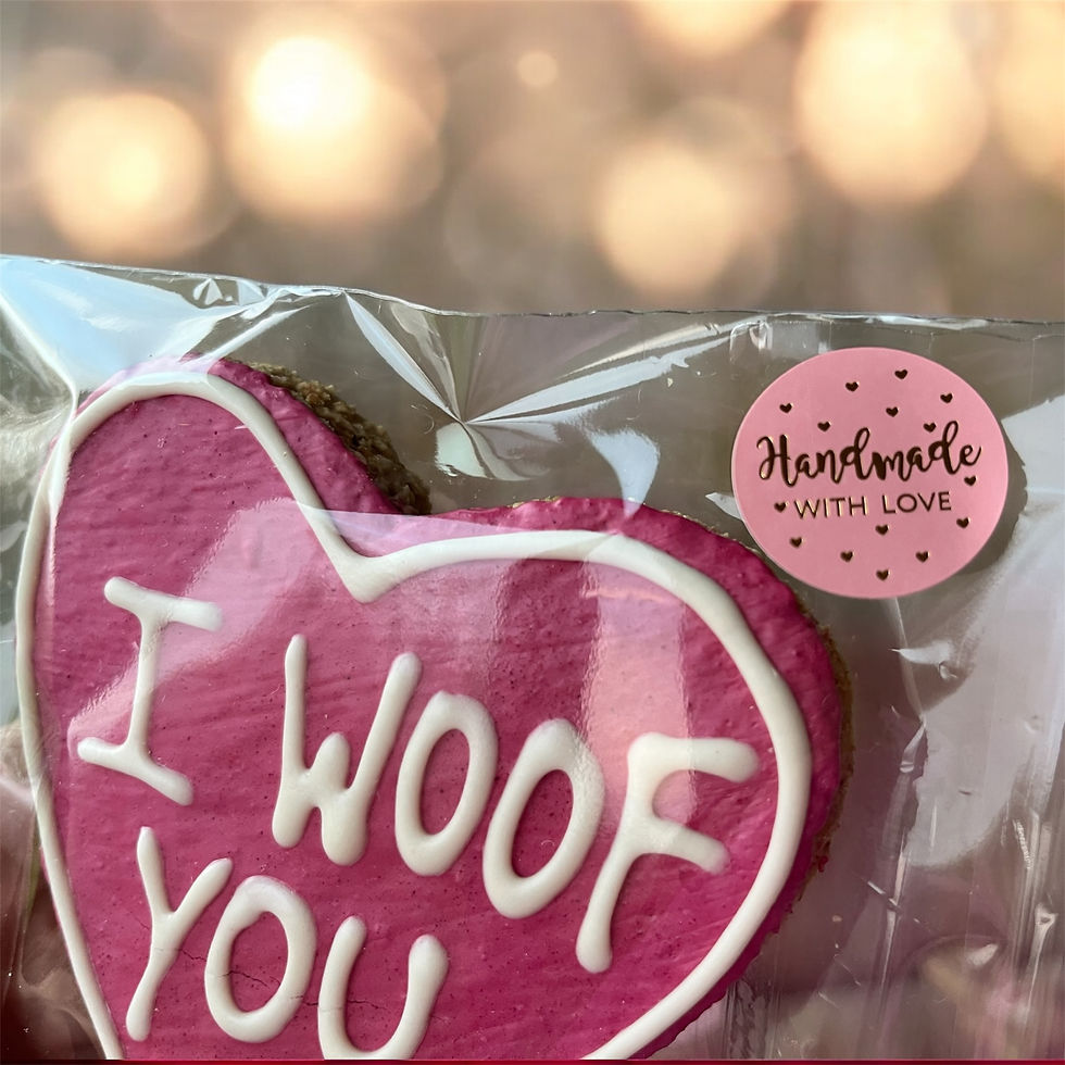 valentine dog treats biscuits