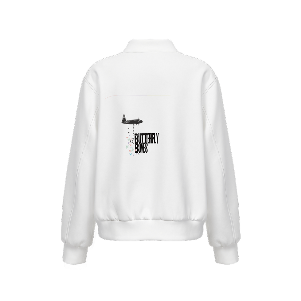 Thumbnail: Women's Double Layered Bomber Sports Jacket-Techno Scuba Knit