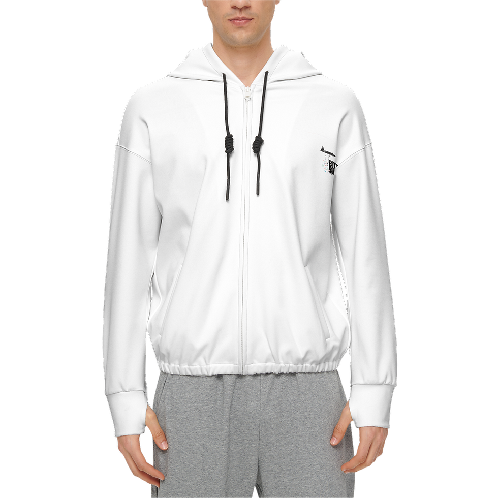 Thumbnail: Men’s Relaxed Fit Full-Zip Hoodie-Super Heavy 375g