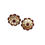 Thumbnail: Floral mirror studs 