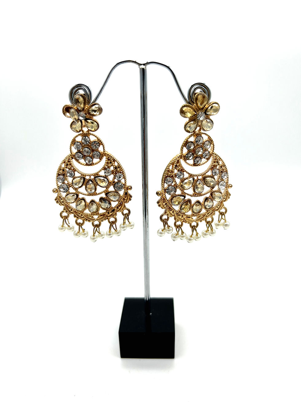 Simple rose gold earrings 