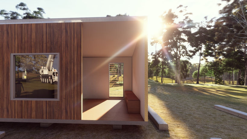 GOOD WOOD CABIN CO. TINY HOME & CABIN BUILDERS MODULAR CONCEPT