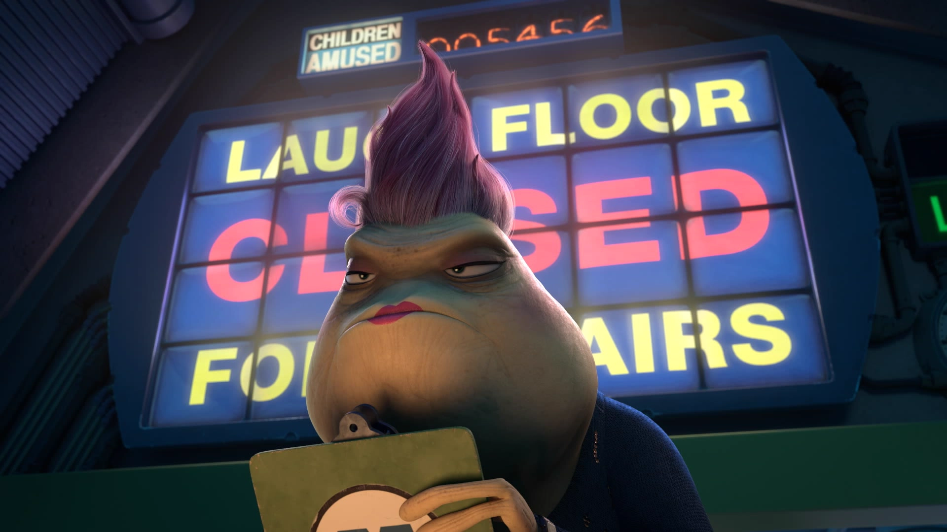 monsters at work disney + series laugh floor