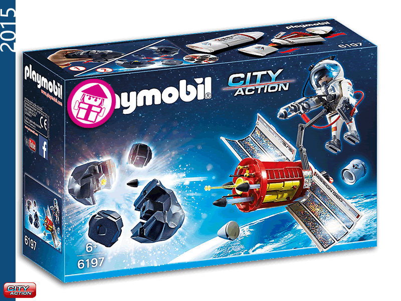 PLAYMOBIL 6197 Satellite Meteoroid Laser