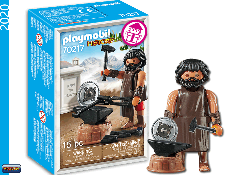 Statue Grecque Playmobil 70217 Hefesto Dios Griego Nuevo En Ca
