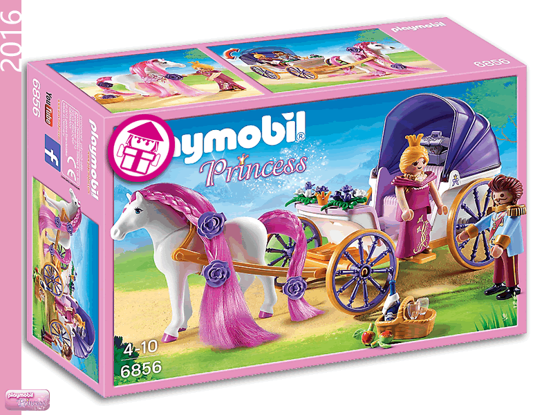 PLAYMOBIL 6856 Royal Couple with Horse Carriage