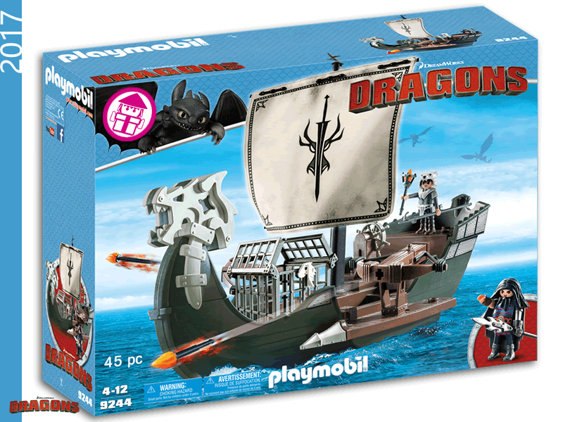 PLAYMOBIL 9244 Drago's Ship